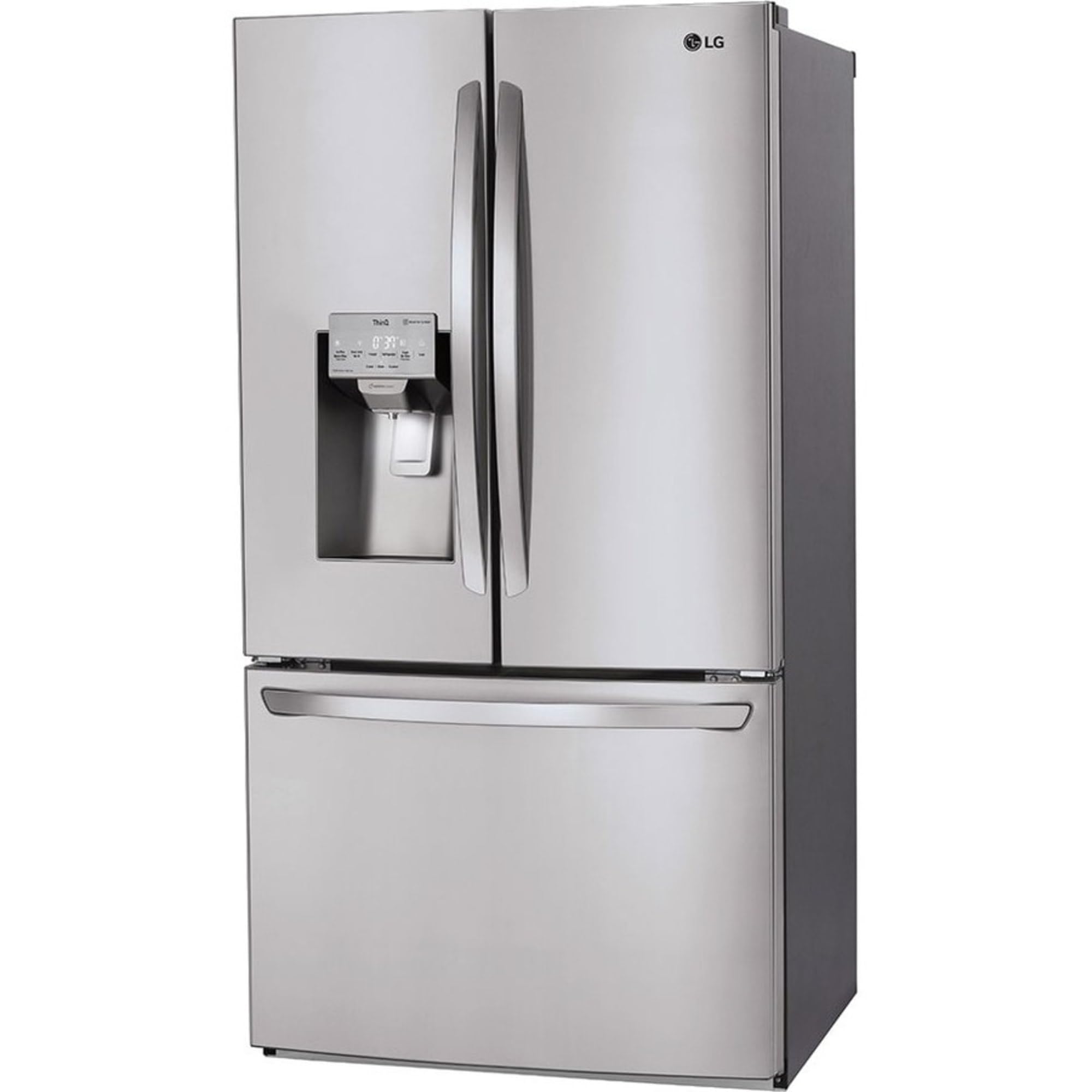 black stainless steel refrigerator